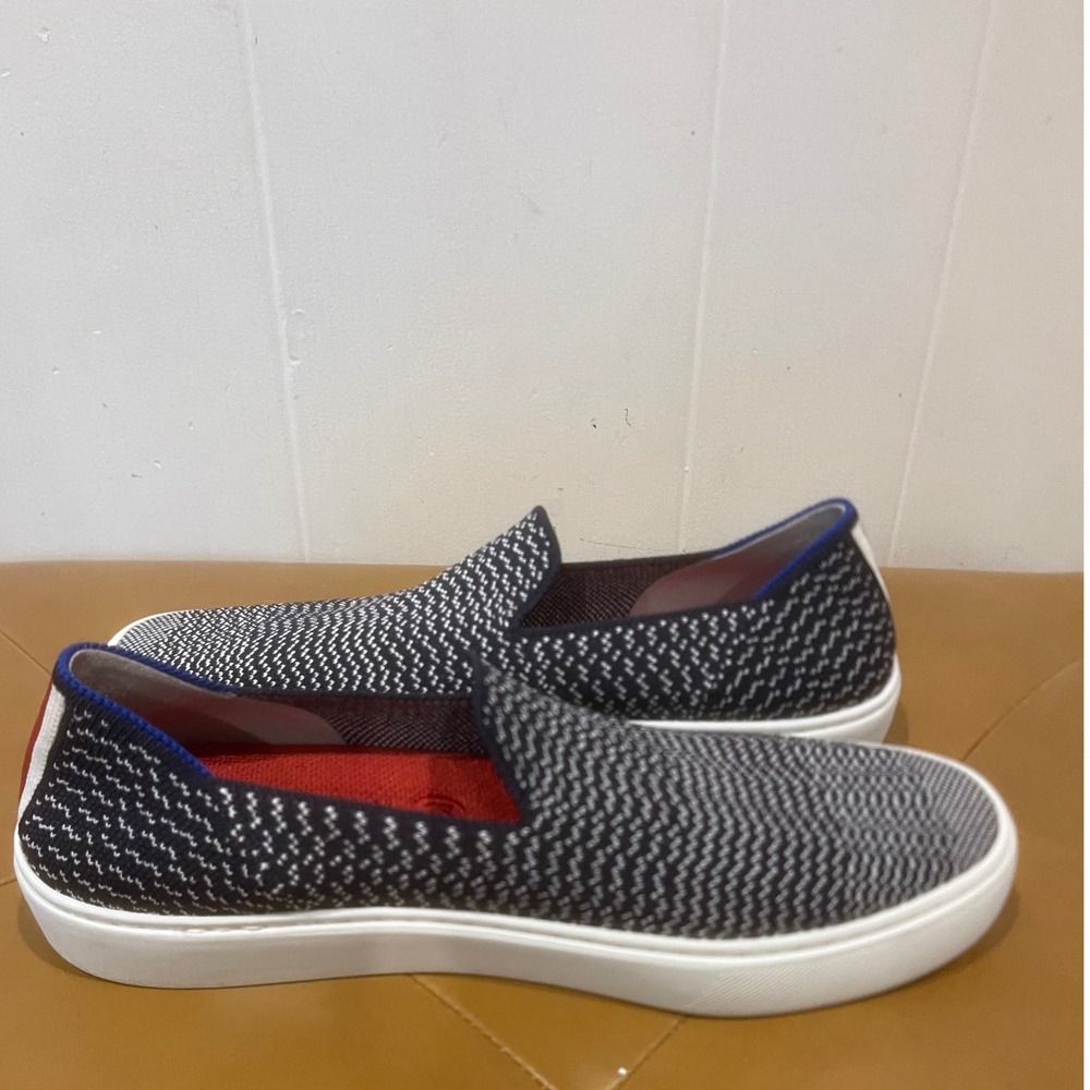 Rothy's Maritime Blue Slip On Sneakers Knit Casual Walking Shoes Women's 7 di - Picture 6 of 9